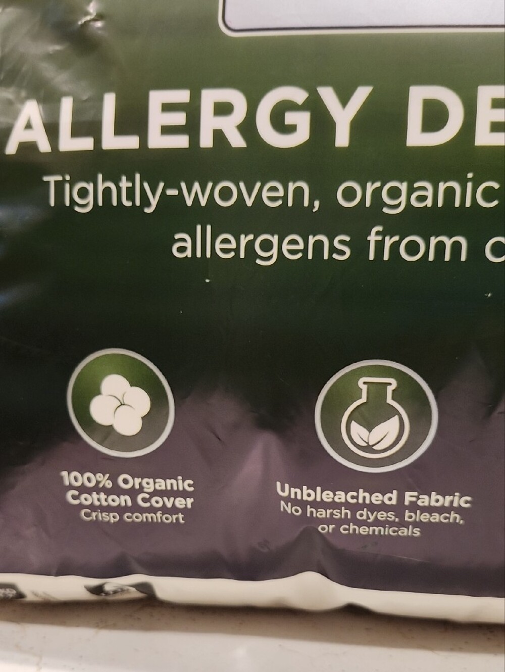 Allerease Allergy Defense Firm Pillow - White (2-Pack) - Picture 3 of 7